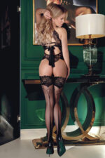 Visualizza Autoreggenti eleganti con lurex e ramage BS183